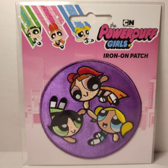 Powerpuff Girls Iron On Patch Official Cartoon Collectible Clothing Accessory - Picture 1 of 2